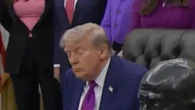 'He was blinking': White House furiously denies that Trump fell asleep in meeting