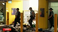 Busy train station car park taken over by drug users