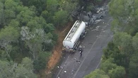 Two truck drivers killed in fiery crash on Queensland highway