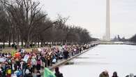 Thousands march in Washington days before Trump takes office