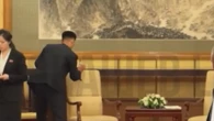 Dictator's staff scrub room clean after meeting with Putin