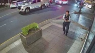 Footage shows shots being fired on Sydney inner west street