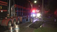 Semi-trailer spills load of beer across Sydney road