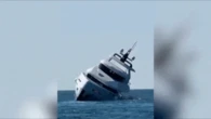 Disaster strikes luxury yacht minutes into maiden voyage