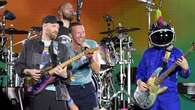 Coldplay performs without bassist Guy Berryman for the first time