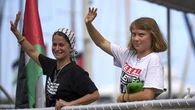 Israeli military intercept and board several aid ships bound for Gaza, including Greta Thunberg's