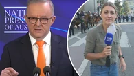 Albanese says 9News reporter shot by rubber bullet in LA was 'targeted'