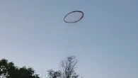 'Never seen anything like that': Mysterious black ring spotted in the sky