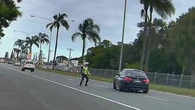 Queensland police officers filmed losing cool at driver