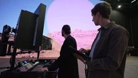 The futuristic green screen set bringing Hollywood to our shores
