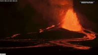 One of the world's most active volcanoes shoots lava for the 31st time since December