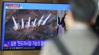 North Korea fires barrage of ballistic missiles at the sea ahead of US election