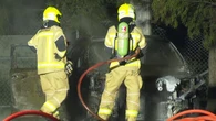 Body found in burnt-out car in Sydney's south-west