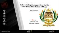 LIVE: State of readiness for SONA 2025