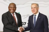 Ramaphosa meets with Canadian president ahead of G7 summit
