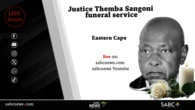 LIVE: Justice Themba Sangoni’s funeral service