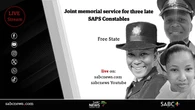 LIVE: Joint memorial service for three police constables