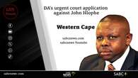 LIVE: DA’s urgent legal bid to remove Hlope from JSC continues