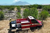 Cape Town firefighters battle mountain blaze in Kogmanskloof