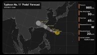 Taiwan evacuates hundreds as Typhoon Podul barrels towards southeast