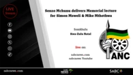 LIVE | Mchunu delivers Simon Msweli and Mike Mthethwa Lecture