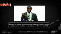 VIDEO: Minister Lamola updates nation on SA-UAE treaty