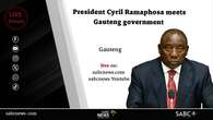 LIVE: Ramaphosa’s second visit to the Gauteng province