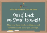 The matric class of 2025 sits for their first exam paper