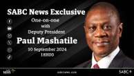 EXCLUSIVE | Deputy President Paul Mashatile speaks to the SABC