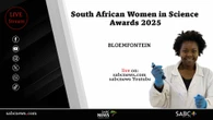 LIVE | 2025 South African Women in Science Awards