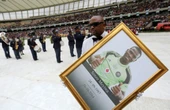 Pirates’ fans shower Meyiwa’s mother with gifts on his death anniversary