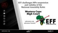 LIVE: EFF challenges MPs suspension