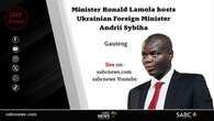 LIVE: Minister Lamola hosts Ukrainian foreign minister