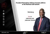 LIVE: Ramaphosa addresses the Local Economic Development Summit