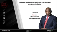 LIVE | President Ramaphosa addresses the media at the Union Buildings