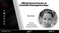 LIVE: Official Funeral Service of Constable Keamogetswe Buys