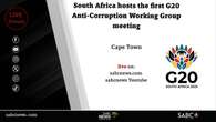 LIVE: South Africa hosts G20 anti-corruption working group meeting