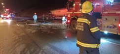 Gas tanker on fire on N12 near the Comaro Road off-ramp, road closed