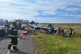 One dead after a collision between ambulance and light vehicle in FS