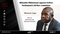LIVE |Mkhwanazi appears before Parliament Ad hoc Committee: Day 2