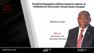 LIVE | Ramaphosa addresses Stellies’ Social Justice Summit