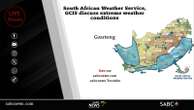 LIVE| SAWS, GCIS address extreme weather conditions