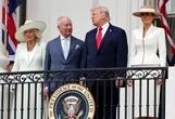 UK king and queen welcomed with military ceremony at White House