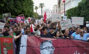 Tunisians protest, call country ‘open-air prison’