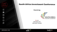 LIVE | South Africa Investment Conference