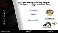 LIVE: Communications Portfolio Committee visits SABC