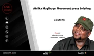 LIVE: Afrika Mayibuye Movement media briefing