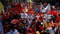 COSATU march against the proposed budget cuts