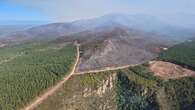 Lightning sparks fire at Garden Route National Park