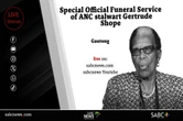 LIVE: Gertrude Shope’s Special Official Category 1 Funeral